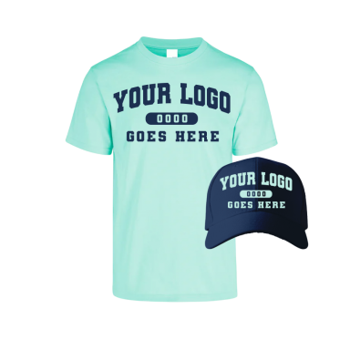 Combo GJK004 Navy / Aqua Tee